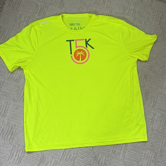 Craft short sleeve t-shirt, Lifetime Miami Tropical 5k
Size XXL, New condition - Picture 5 of 16